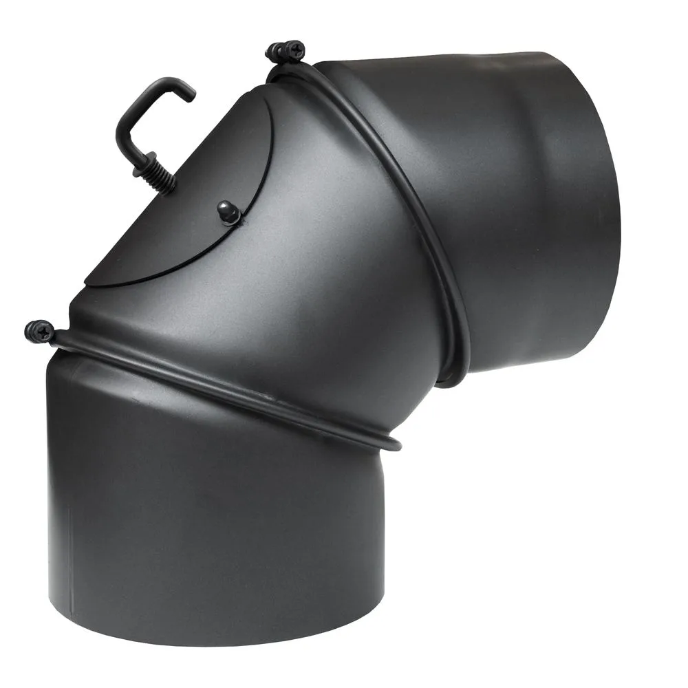 Nastaviteľné koleno PARKANEX 180mm/90° s klapkou a čistiacim otvorom