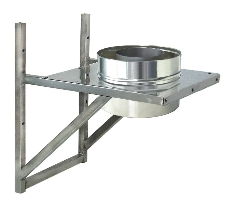IZOL konzola priechodná 140/230 – rad IZOL, Ø 140 mm, hrúbka 0,8 mm