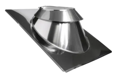 SLIM / EKO prechodový plech nastaviteľný 5-30° 180 – rad SLIM, Ø 180 mm