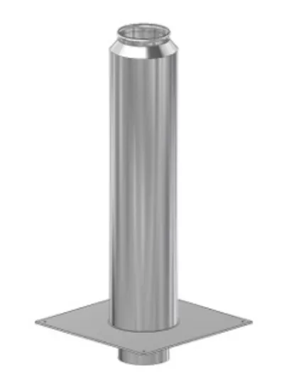 Predĺženie nerezového komína izolované 140 1,0m – rad IZOL, Ø 140 mm